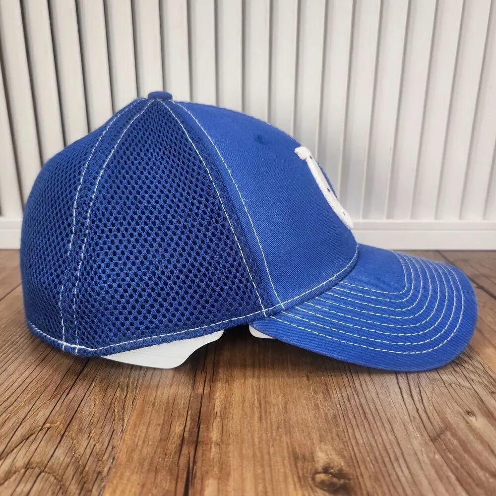 Indianapolis Colts New Era 39thirty Sz M/L Hat Cap Blue Horseshoe NFL Football